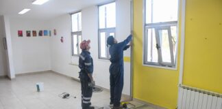 Realizan trabajos de mejora en la Escuela Experimental 2005