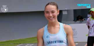 Olivia Conesa ganó su serie y se clasificó a la final de los 200 metros llanos