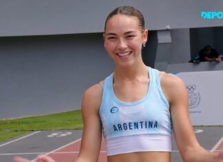 Olivia Conesa ganó su serie y se clasificó a la final de los 200 metros llanos