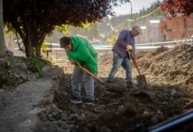 Comenzó la obra adoquinado en barrio Winter