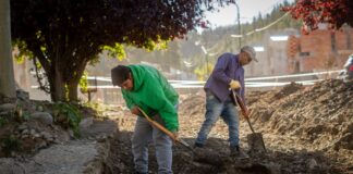 Comenzó la obra adoquinado en barrio Winter
