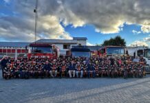 Trevelin celebró el 50° aniversario de Bomberos Voluntarios