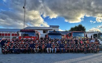 Trevelin celebró el 50° aniversario de Bomberos Voluntarios