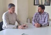 Problemas edilicios de escuelas en Trevelin: Ingram recibió al subsecretario de Planeamiento