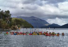 Después de 29 años, volvió la travesía en kayak en el Parque Nacional Los Alerces