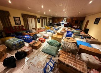 Secuestran millonario cargamento de mercaderías de contrabando