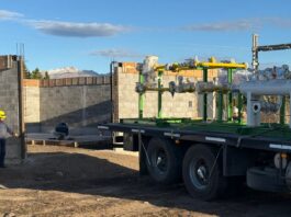 Trasladan la planta reguladora de gas al barrio Los Cóndores y avanza la obra