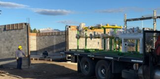 Trasladan la planta reguladora de gas al barrio Los Cóndores y avanza la obra