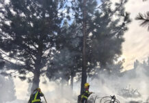 Bomberos de Esquel lograron contener el incendio en Villa Ayelén