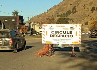 Colocan reductores de velocidad en el barrio Jorge Newbery