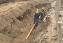 Avanzan las obras de gas, alumbrado y apertura de calles en Valle Chico