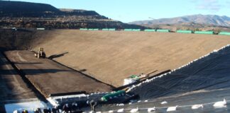 Continúa la obra de relleno sanitario en la Planta de Residuos