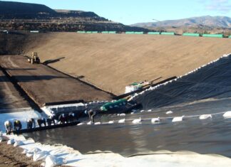 Continúa la obra de relleno sanitario en la Planta de Residuos