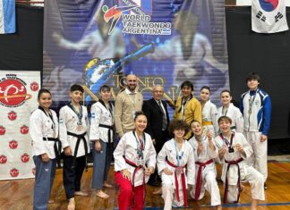 Chubut logró catorce medallas en el Nacional Apertura de Taekwondo