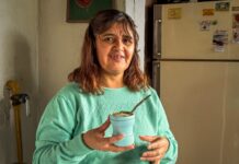 Luego de muchos años de espera, vecinos del Cañadón de Bórquez celebran la llegada del gas natural
