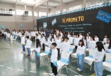 Las escuelas de Chubut comenzaron los actos de Promesa de Lealtad a las Banderas Nacional y Provinci