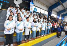 Más de 140 alumnos realizaron la Promesa de Lealtad a la Banderas en un emotivo acto en Esquel
