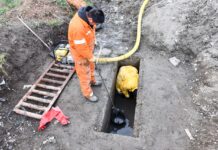 Intensifican la limpieza de cámaras pluviales ante posibles lluvias y nevadas