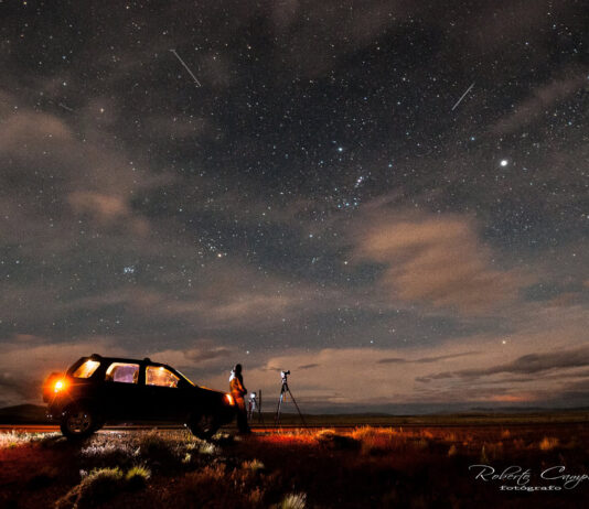 Espectáculo en el cielo nocturno de Esquel: llega el pico de la impredecible lluvia de meteoros Boótidas
