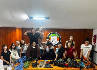 El Club Andino recibió una importante donación de material de escalada