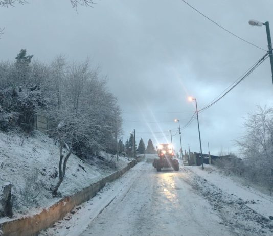 El municipio realiza tareas de despeje en la subida a Laguna La Zeta