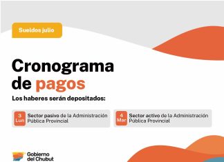 Provincia anunció las fechas de pago para jubilados y empleados públicos