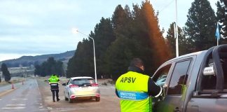 Controles APSV: Esquel entre las ciudades con el registro de alcoholemias más elevadas