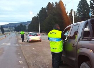 Controles APSV: Esquel entre las ciudades con el registro de alcoholemias más elevadas