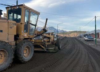 El municipio inició un plan integral de enripiado para mejorar las calles de la ciudad