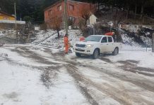 Intensifican el Operativo de Invierno en los sectores altos de Esquel