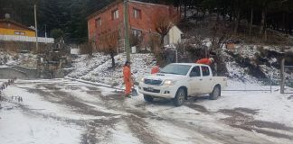 Intensifican el Operativo de Invierno en los sectores altos de Esquel