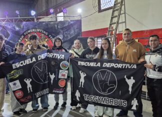 Trevelin hizo historia en el Nacional de Powerlifting y clasificó al Iberoamericano