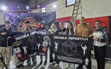 Trevelin hizo historia en el Nacional de Powerlifting y clasificó al Iberoamericano