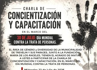 Dictarán en Trevelin una capacitación sobre trata de personas