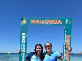 Ana Paula Asenjo cumplió un sueño en Mallorca y llevó el nombre de Trevelin a las aguas abiertas internacionales