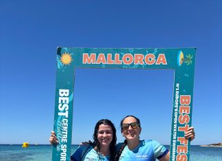 Ana Paula Asenjo cumplió un sueño en Mallorca y llevó el nombre de Trevelin a las aguas abiertas internacionales