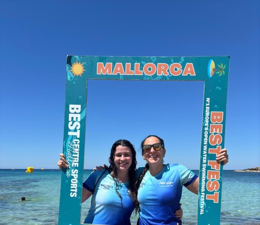 Ana Paula Asenjo cumplió un sueño en Mallorca y llevó el nombre de Trevelin a las aguas abiertas internacionales