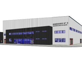 El segundo gimnasio municipal apunta a descomprimir la demanda y potenciar a Esquel como sede deportiva