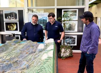 Glinski recorrió el Complejo Futaleufú y propuso una concesión con beneficios para Chubut