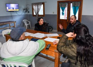 GIRSU recorrió el barrio Cañadón de Bórquez para avanzar en la erradicación de microbasurales