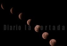 A pesar de las nubes y la lluvia, Esquel fue testigo de un atrapante eclipse parcial de luna