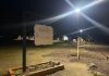 Finalizó la obra de iluminación de ingreso a la Escuela Experimental N° 2005