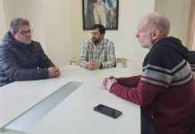 Ingram recibió al nuevo propietario del frigorífico de Trevelin