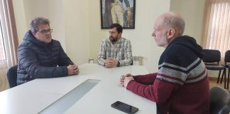 Ingram recibió al nuevo propietario del frigorífico de Trevelin