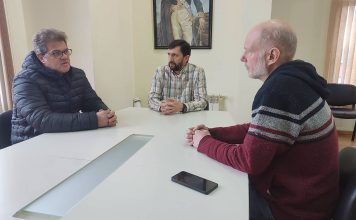Ingram recibió al nuevo propietario del frigorífico de Trevelin