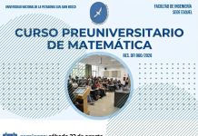 La Facultad de Ingeniería abre la inscripción al Curso Preuniversitario de Matemática