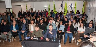 Luque y Bowen se mostraron juntos en Esquel: “Estamos en una etapa nueva del peronismo”