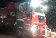 Corte preventivo en la Ruta Nacional 40 entre Esquel y Epuyén por intensa nevada