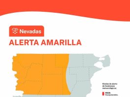Alerta amarilla: pronóstico de nieve para este jueves en la cordillera