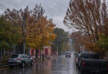 Este miércoles, “alerta naranja” por lluvias en Esquel
